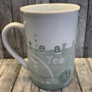 Starbucks tea, tee, teh vintage cup 1998